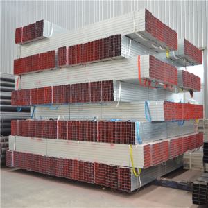 Galvanizat ţevi din oţel Tube 25 * 25 GI Pip folosit în materiale de constructii