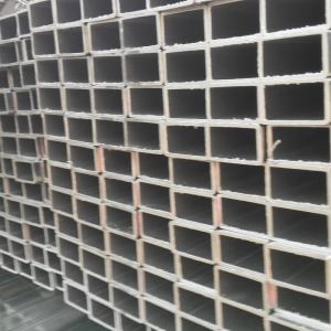 Țeavă din oțel pătrat galvanizat din oțel, secțiune tubulară 40 * 40 * 1,8 mm