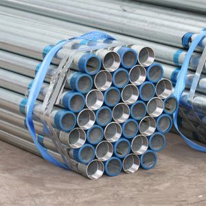 Fabrica Tianjin de țevi galvanizate la cald cu șurub cu filet și soclu