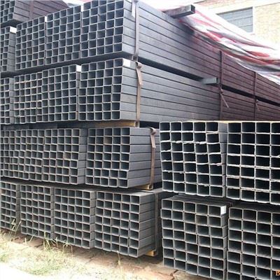 S355/Q355B Țevi de oțel pătrate dreptunghiulare ERW laminate la cald Preț Tub negru din oțel carbon